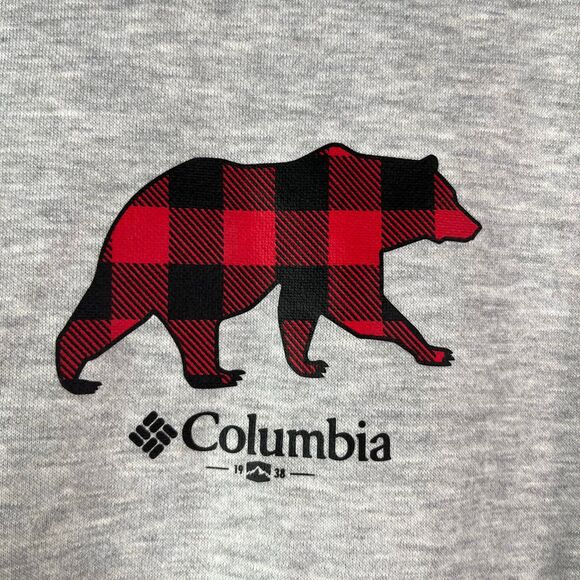 Women's Hart Mountain™ II Graphic Crew Sweatshirt Grey New Size M #558 - Picture 7 of 10